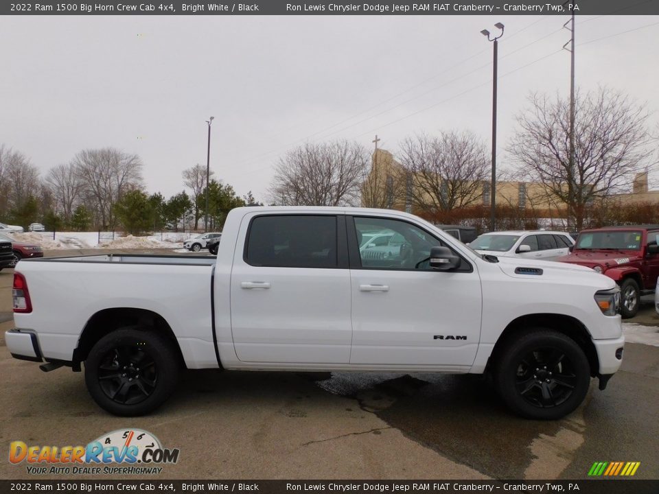 2022 Ram 1500 Big Horn Crew Cab 4x4 Bright White / Black Photo #4