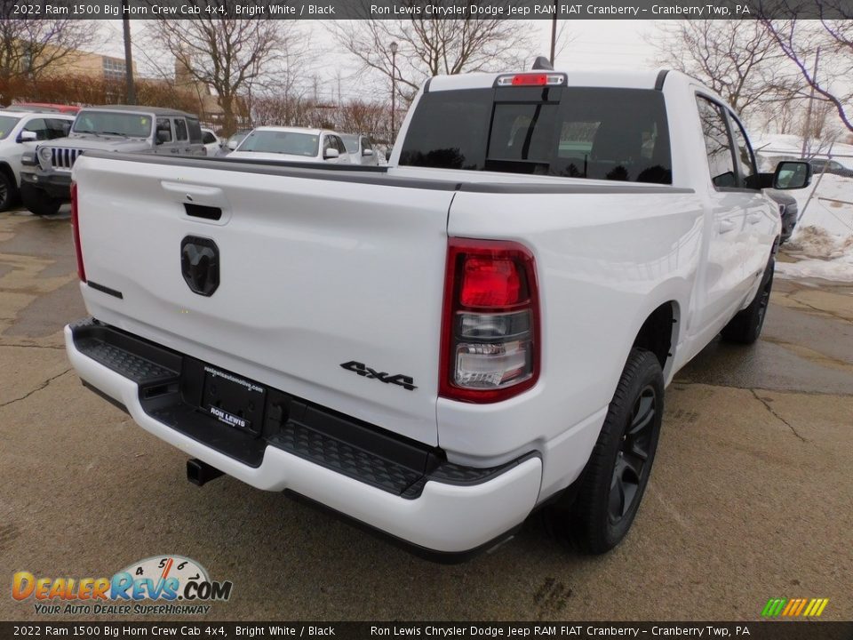 2022 Ram 1500 Big Horn Crew Cab 4x4 Bright White / Black Photo #5