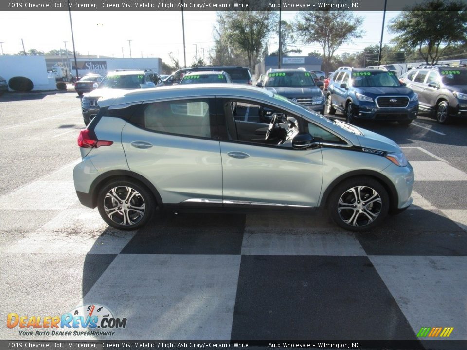 2019 Chevrolet Bolt EV Premier Green Mist Metallic / Light Ash Gray/­Ceramic White Photo #3