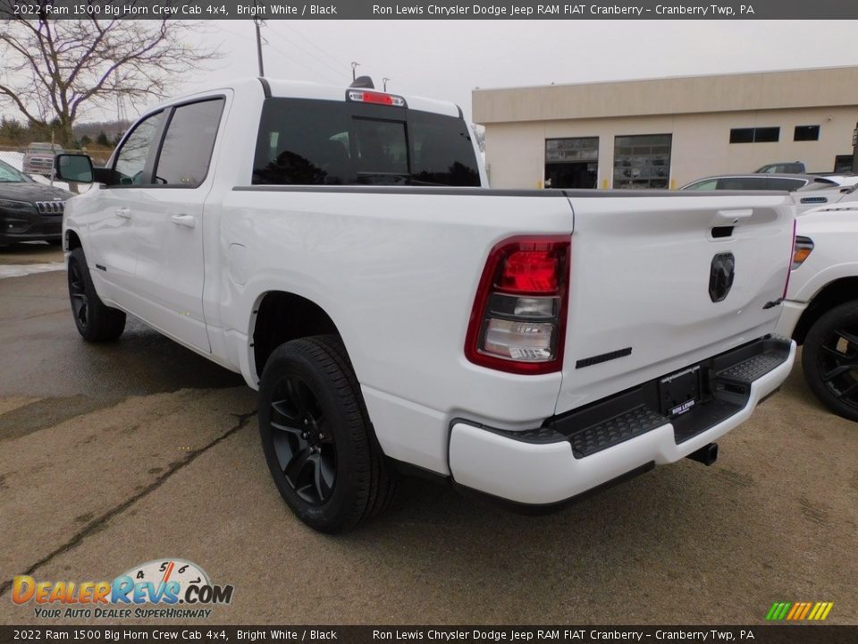 2022 Ram 1500 Big Horn Crew Cab 4x4 Bright White / Black Photo #8