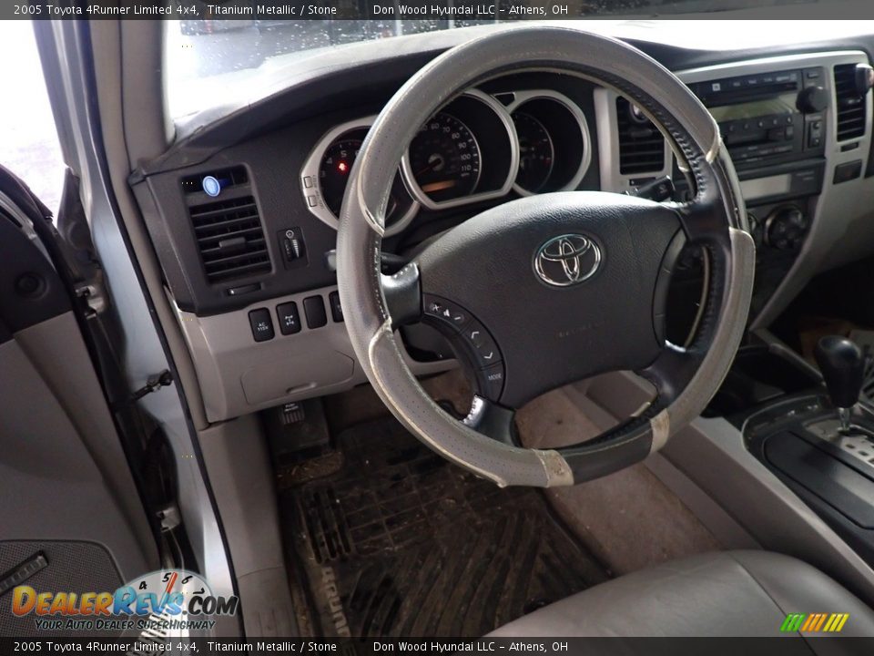 2005 Toyota 4Runner Limited 4x4 Titanium Metallic / Stone Photo #11