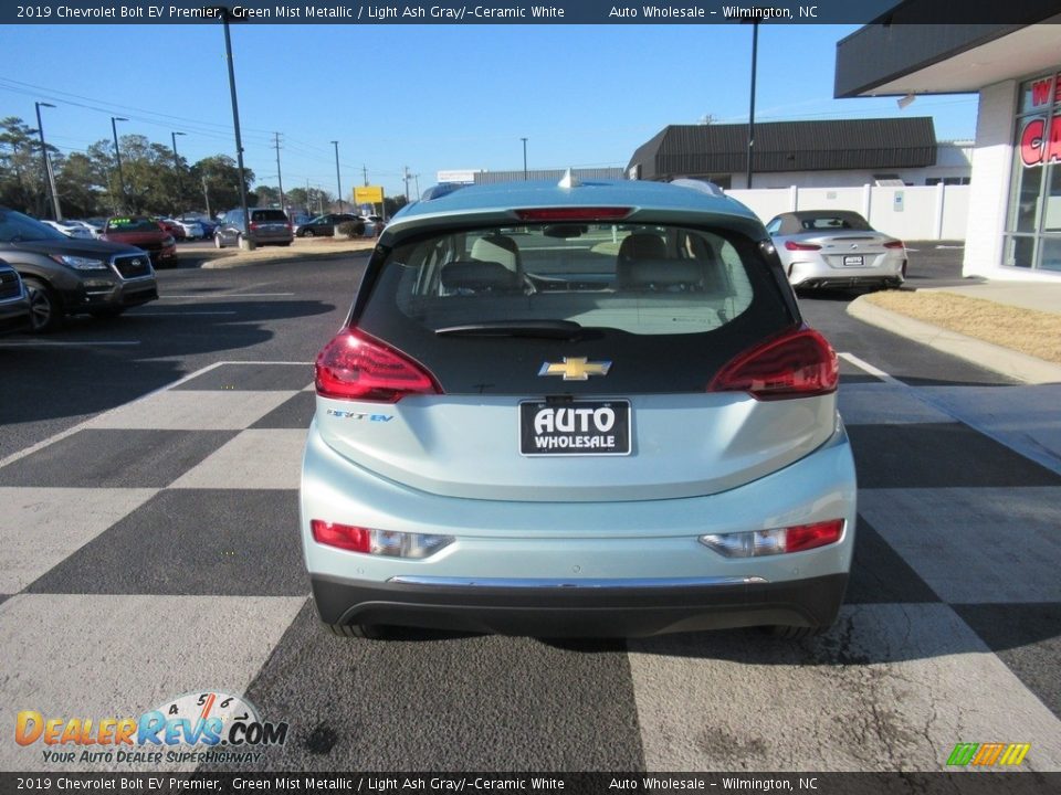 2019 Chevrolet Bolt EV Premier Green Mist Metallic / Light Ash Gray/­Ceramic White Photo #4