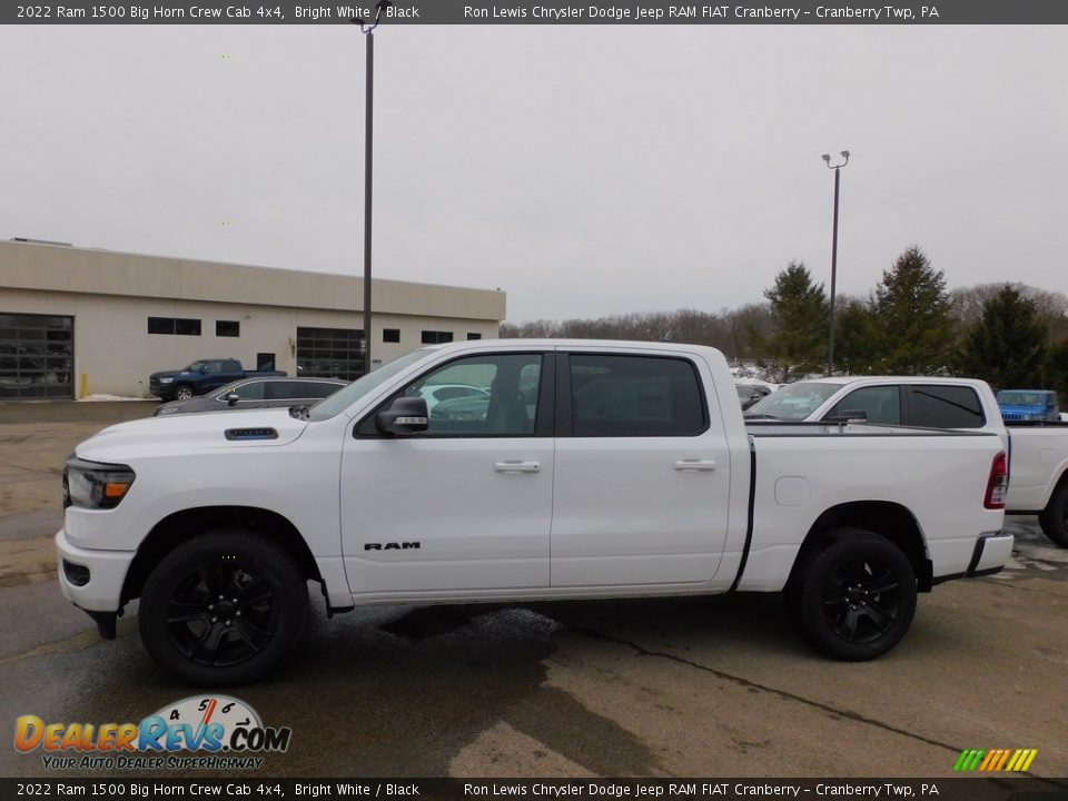 2022 Ram 1500 Big Horn Crew Cab 4x4 Bright White / Black Photo #9