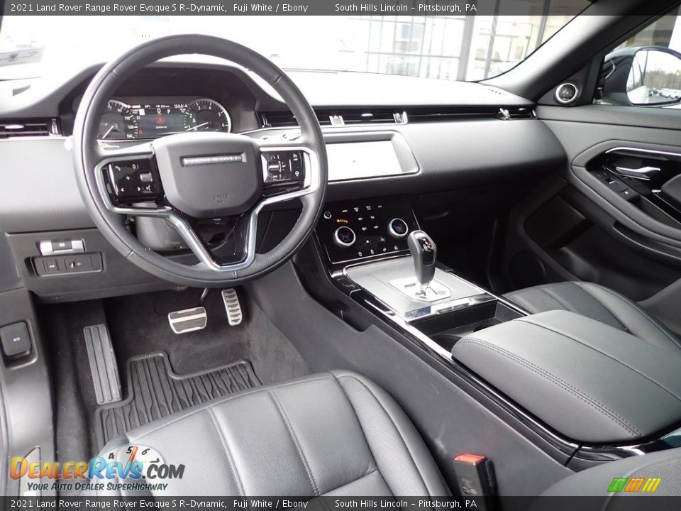 Ebony Interior - 2021 Land Rover Range Rover Evoque S R-Dynamic Photo #17