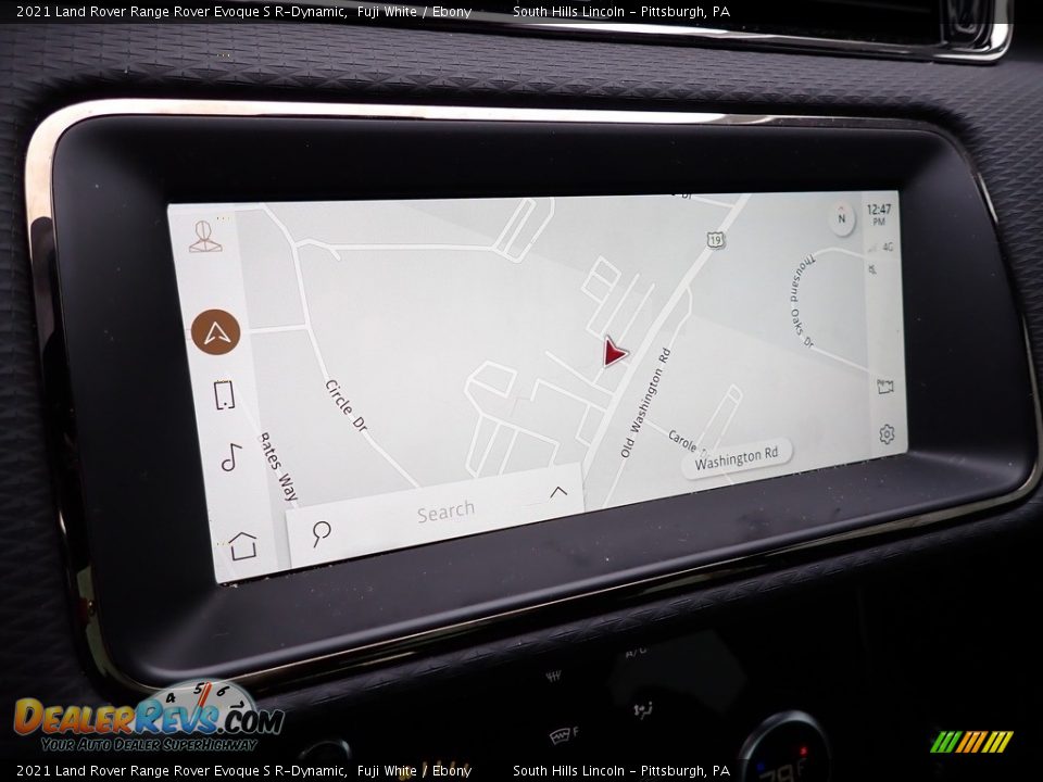 Navigation of 2021 Land Rover Range Rover Evoque S R-Dynamic Photo #21