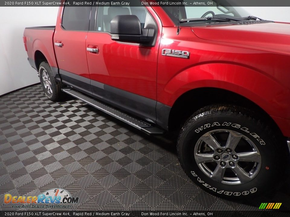 2020 Ford F150 XLT SuperCrew 4x4 Rapid Red / Medium Earth Gray Photo #6
