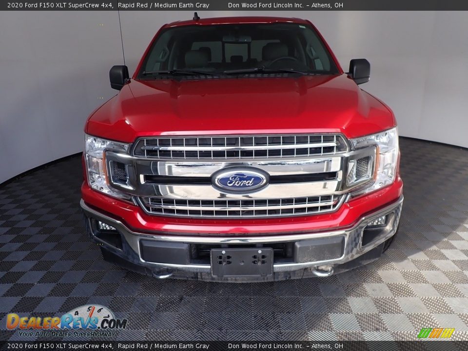 2020 Ford F150 XLT SuperCrew 4x4 Rapid Red / Medium Earth Gray Photo #7