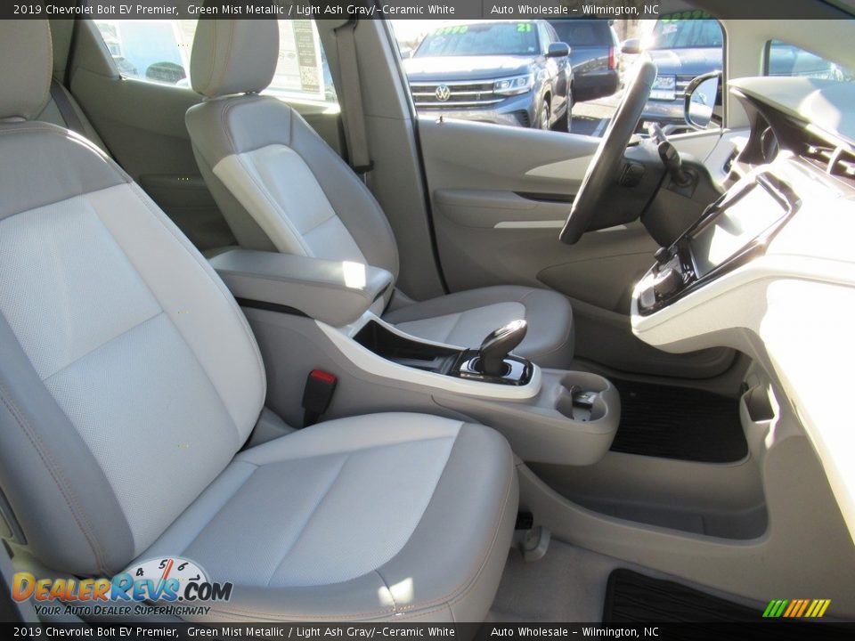 Light Ash Gray/­Ceramic White Interior - 2019 Chevrolet Bolt EV Premier Photo #13