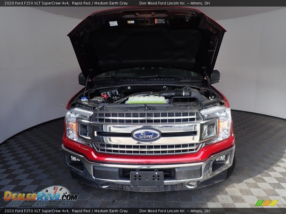 2020 Ford F150 XLT SuperCrew 4x4 Rapid Red / Medium Earth Gray Photo #8