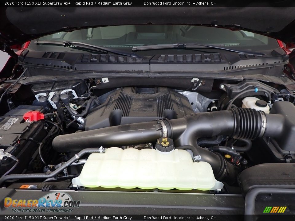 2020 Ford F150 XLT SuperCrew 4x4 Rapid Red / Medium Earth Gray Photo #9