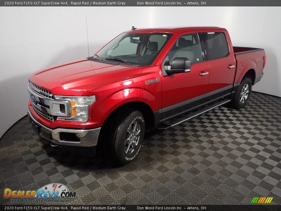 2020 Ford F150 XLT SuperCrew 4x4 Rapid Red / Medium Earth Gray Photo #11