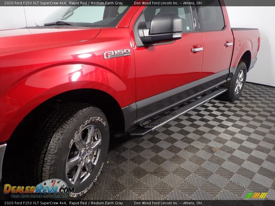 2020 Ford F150 XLT SuperCrew 4x4 Rapid Red / Medium Earth Gray Photo #12