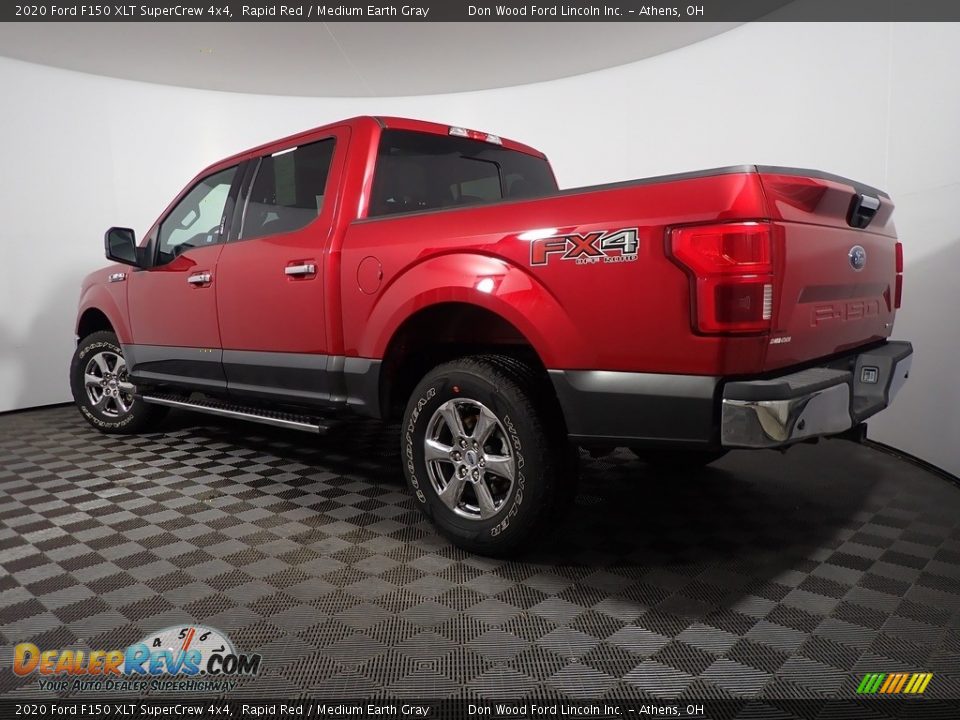 2020 Ford F150 XLT SuperCrew 4x4 Rapid Red / Medium Earth Gray Photo #13