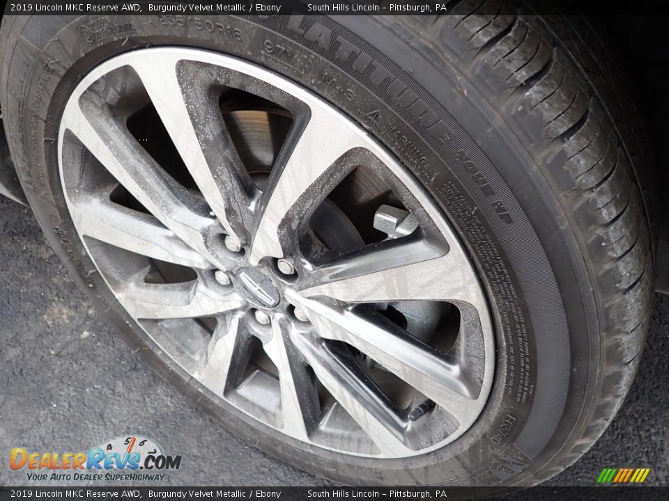 2019 Lincoln MKC Reserve AWD Burgundy Velvet Metallic / Ebony Photo #4
