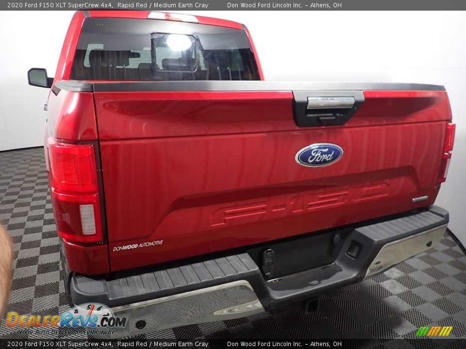 2020 Ford F150 XLT SuperCrew 4x4 Rapid Red / Medium Earth Gray Photo #15