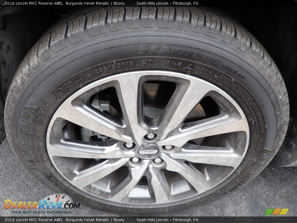 2019 Lincoln MKC Reserve AWD Burgundy Velvet Metallic / Ebony Photo #5