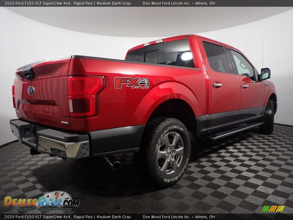 2020 Ford F150 XLT SuperCrew 4x4 Rapid Red / Medium Earth Gray Photo #16