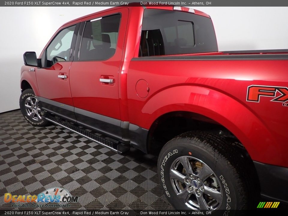 2020 Ford F150 XLT SuperCrew 4x4 Rapid Red / Medium Earth Gray Photo #18
