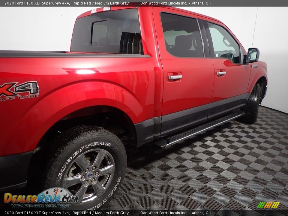 2020 Ford F150 XLT SuperCrew 4x4 Rapid Red / Medium Earth Gray Photo #19
