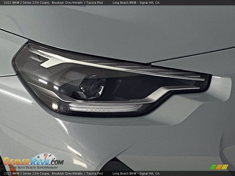 2022 BMW 2 Series 230i Coupe Brooklyn Grey Metallic / Tacora Red Photo #4