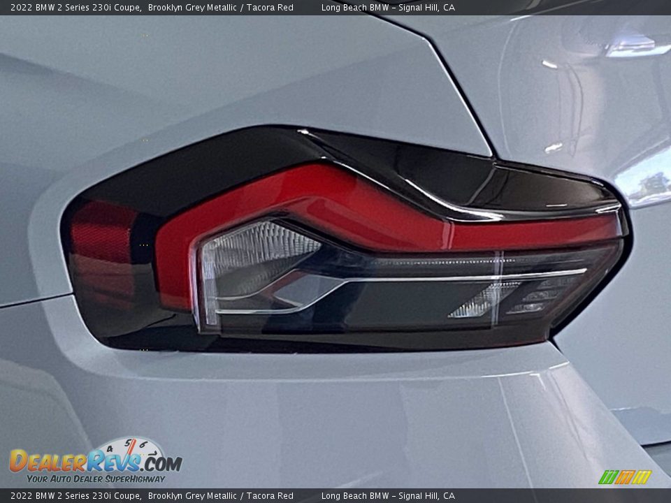 2022 BMW 2 Series 230i Coupe Brooklyn Grey Metallic / Tacora Red Photo #6