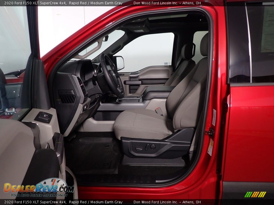 2020 Ford F150 XLT SuperCrew 4x4 Rapid Red / Medium Earth Gray Photo #23