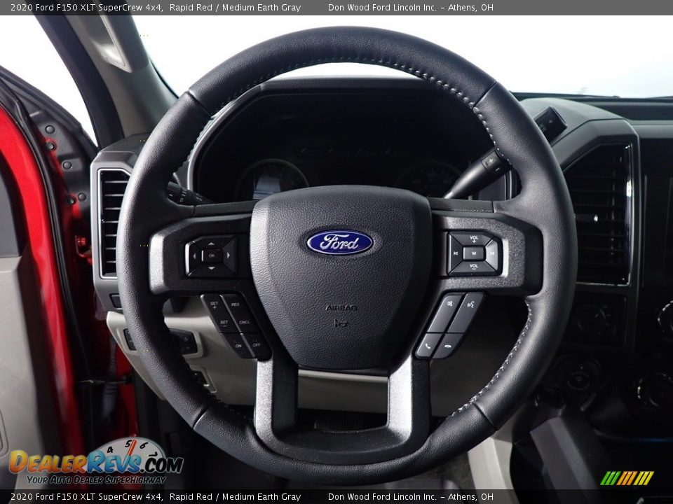 2020 Ford F150 XLT SuperCrew 4x4 Rapid Red / Medium Earth Gray Photo #28