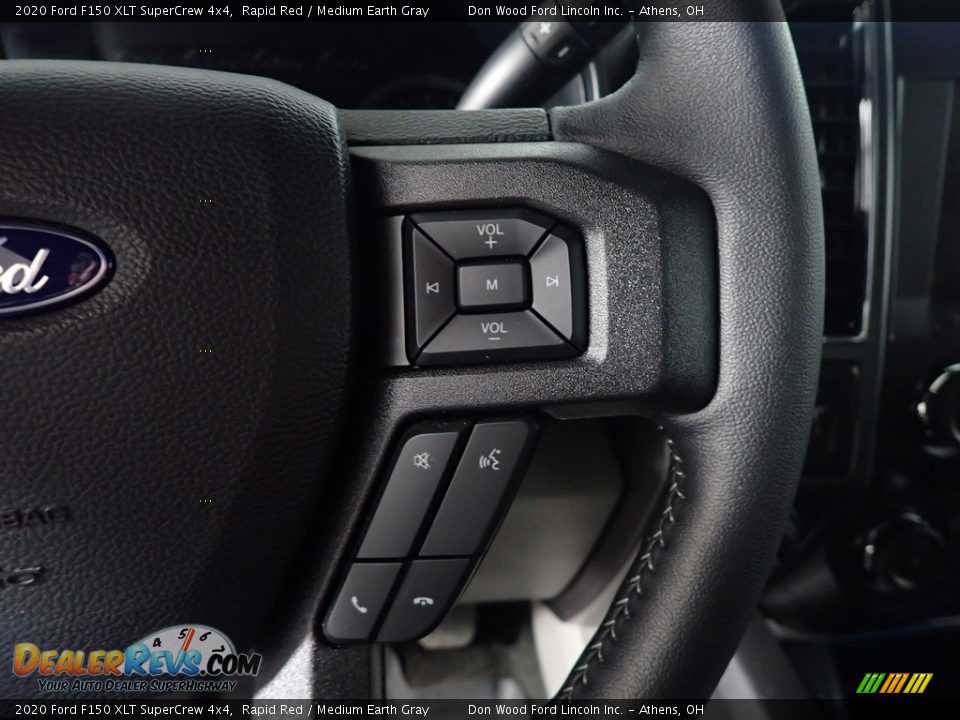 2020 Ford F150 XLT SuperCrew 4x4 Rapid Red / Medium Earth Gray Photo #31