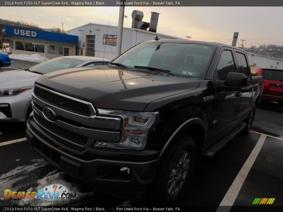 2019 Ford F150 XLT SuperCrew 4x4 Magma Red / Black Photo #4