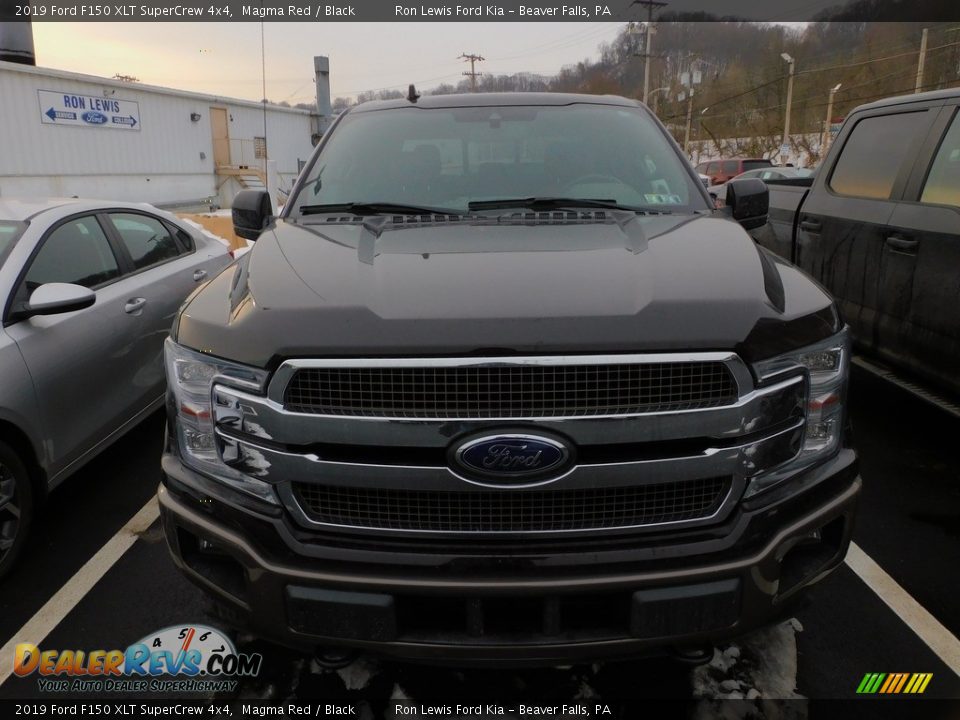 2019 Ford F150 XLT SuperCrew 4x4 Magma Red / Black Photo #5