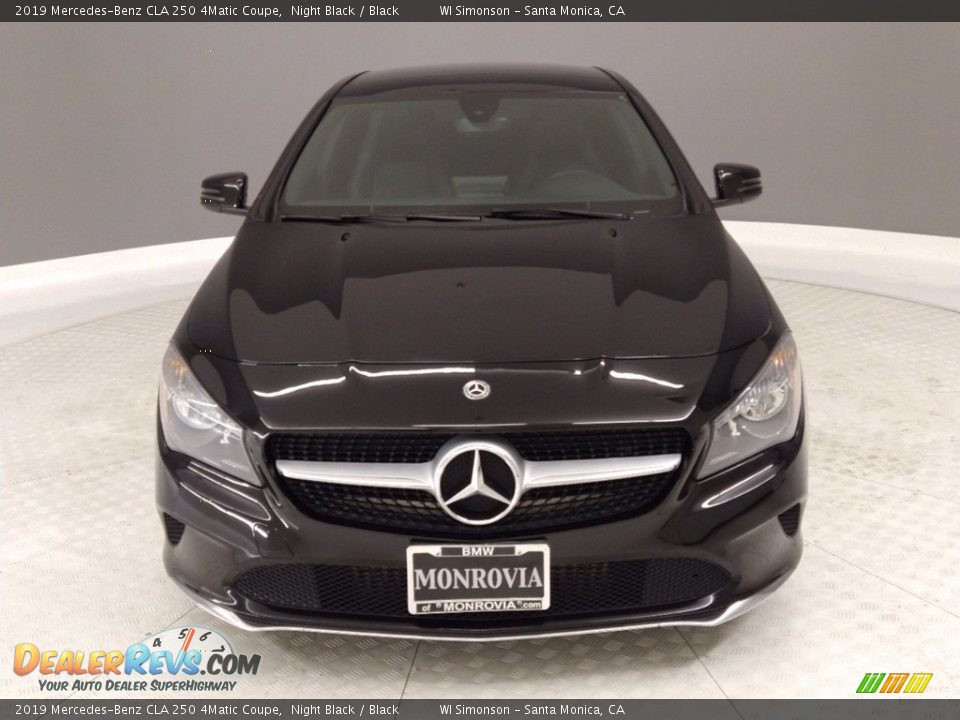 2019 Mercedes-Benz CLA 250 4Matic Coupe Night Black / Black Photo #2