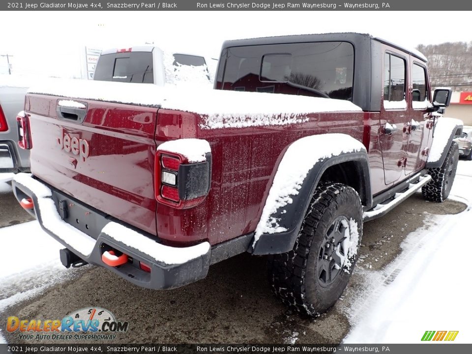 2021 Jeep Gladiator Mojave 4x4 Snazzberry Pearl / Black Photo #3