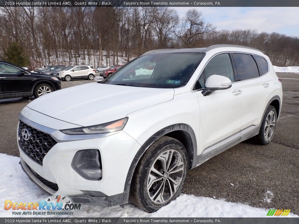 2019 Hyundai Santa Fe Limited AWD Quartz White / Black Photo #1