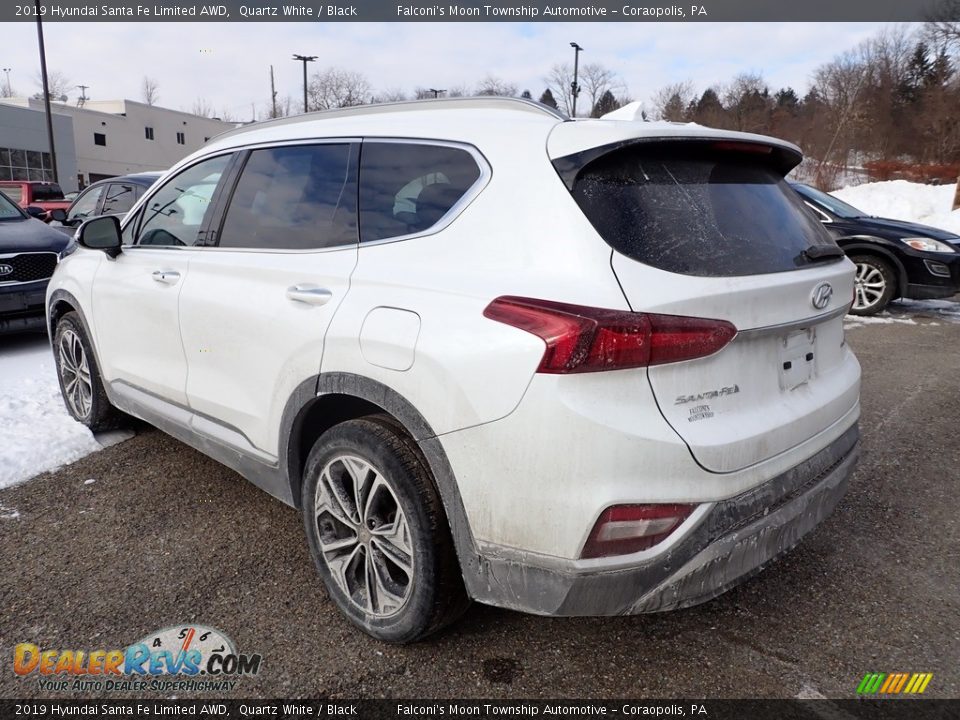 2019 Hyundai Santa Fe Limited AWD Quartz White / Black Photo #2