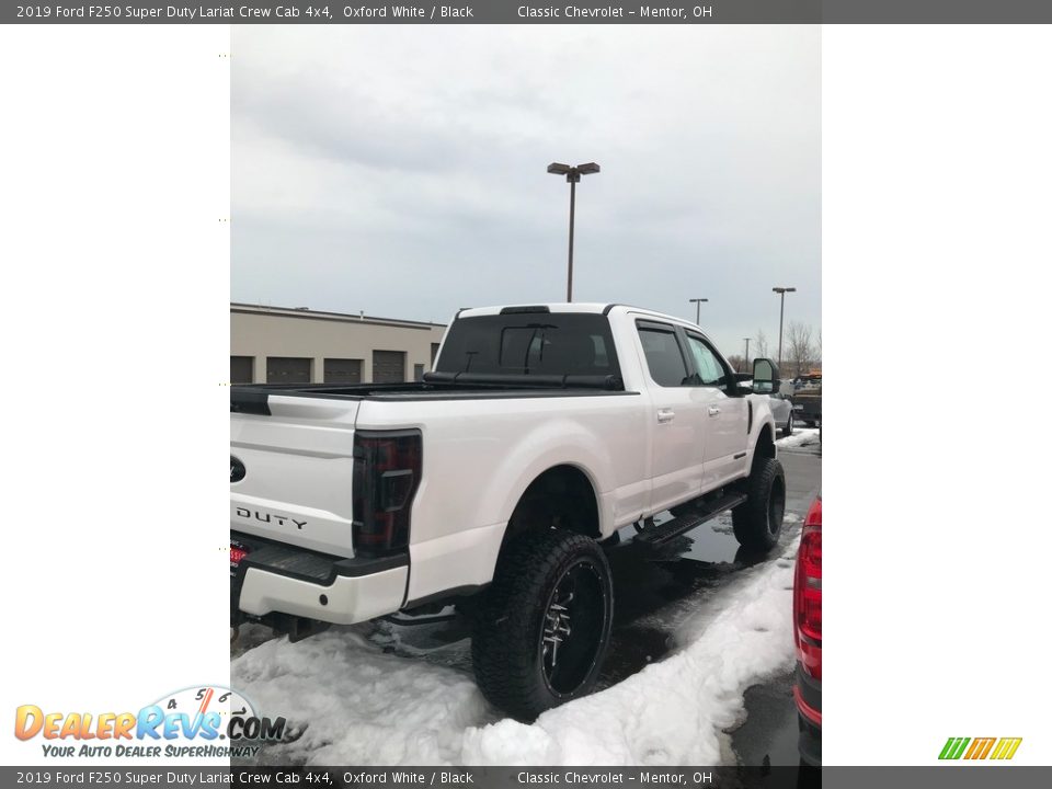 2019 Ford F250 Super Duty Lariat Crew Cab 4x4 Oxford White / Black Photo #4