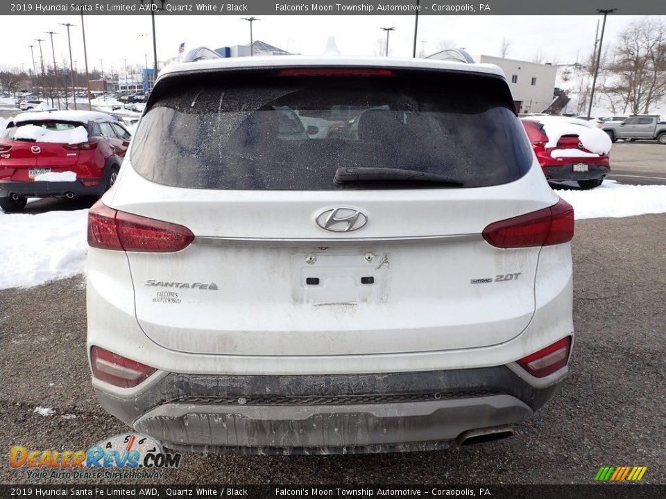 2019 Hyundai Santa Fe Limited AWD Quartz White / Black Photo #3