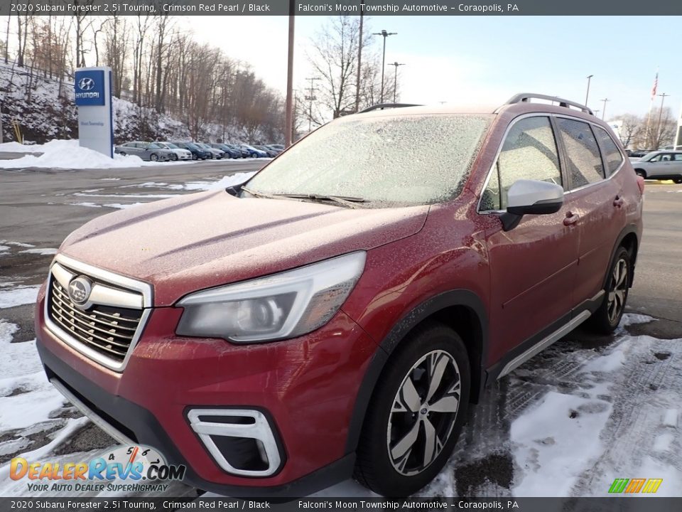 2020 Subaru Forester 2.5i Touring Crimson Red Pearl / Black Photo #1