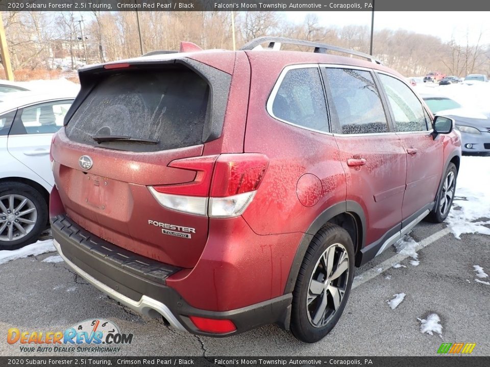 2020 Subaru Forester 2.5i Touring Crimson Red Pearl / Black Photo #4