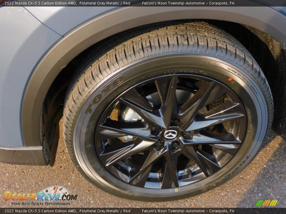 2022 Mazda CX-5 S Carbon Edition AWD Polymetal Gray Metallic / Red Photo #10