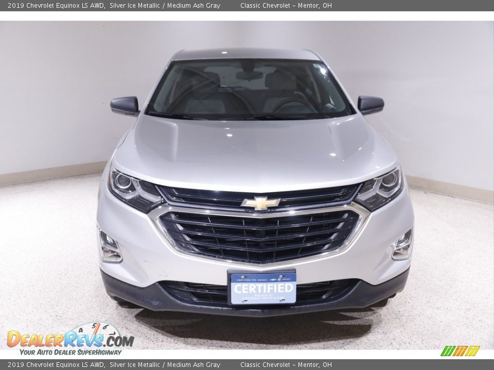 2019 Chevrolet Equinox LS AWD Silver Ice Metallic / Medium Ash Gray Photo #2