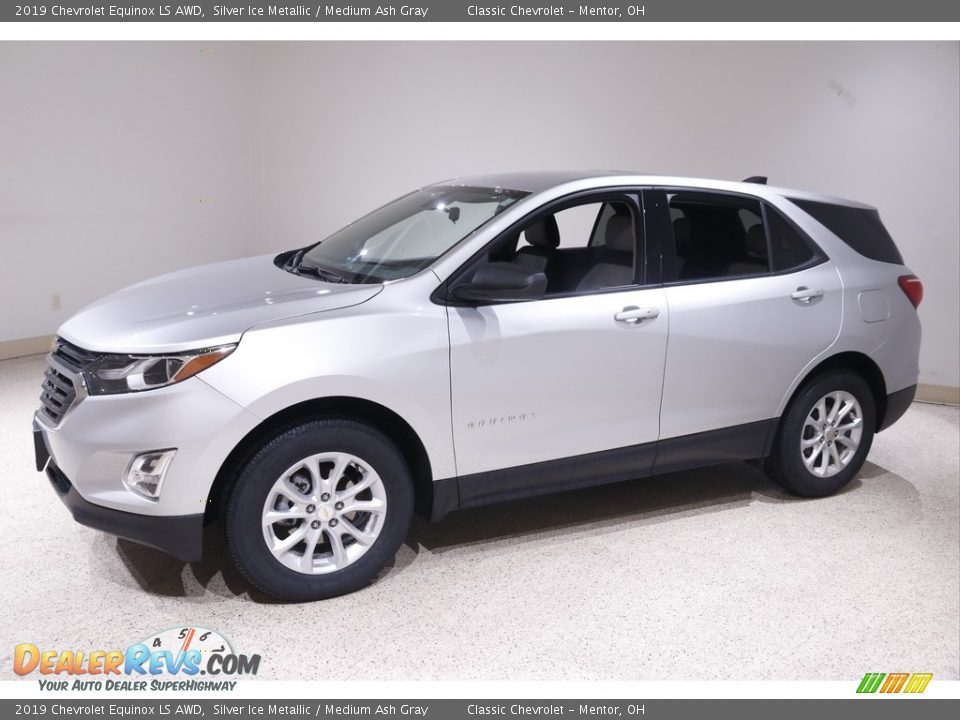 2019 Chevrolet Equinox LS AWD Silver Ice Metallic / Medium Ash Gray Photo #3