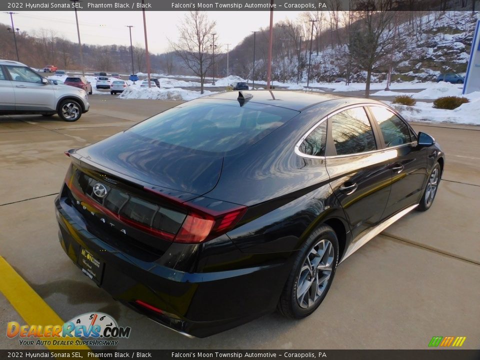 2022 Hyundai Sonata SEL Phantom Black / Black Photo #2