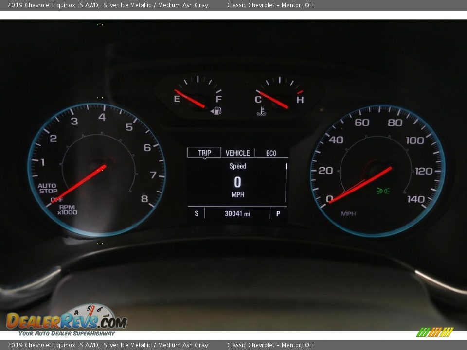 2019 Chevrolet Equinox LS AWD Silver Ice Metallic / Medium Ash Gray Photo #8
