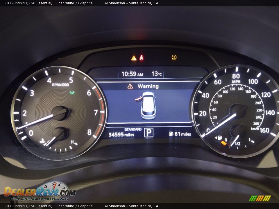 2019 Infiniti QX50 Essential Gauges Photo #18