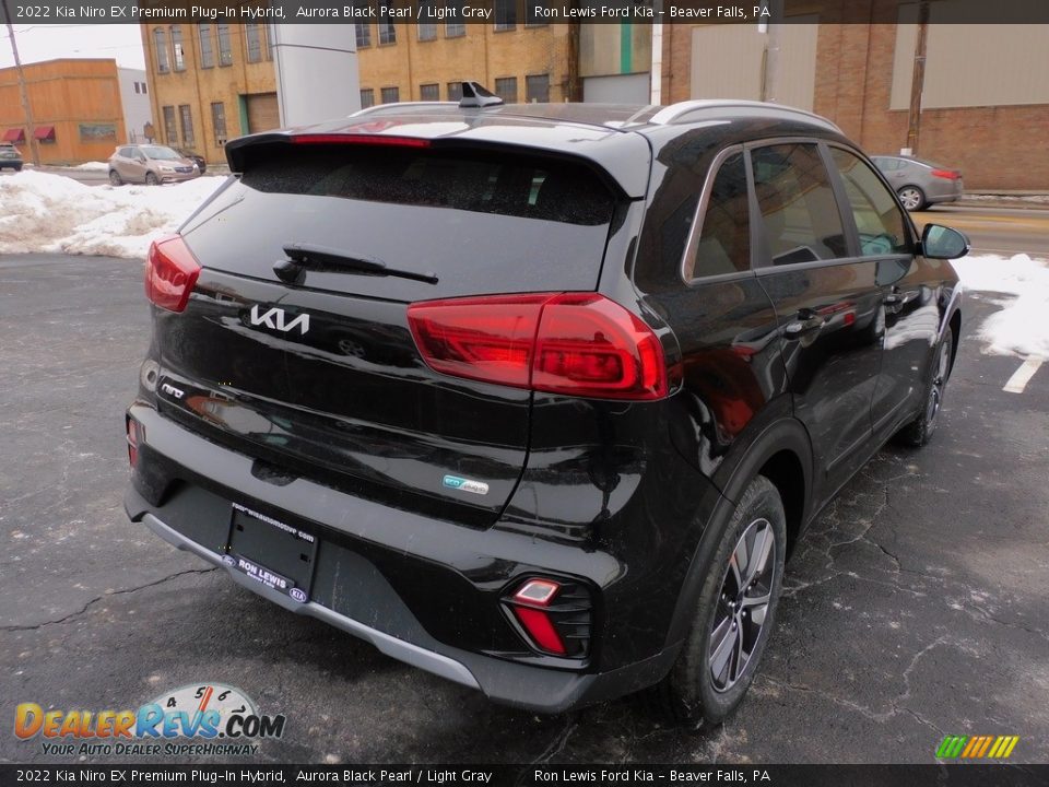 2022 Kia Niro EX Premium Plug-In Hybrid Aurora Black Pearl / Light Gray Photo #2