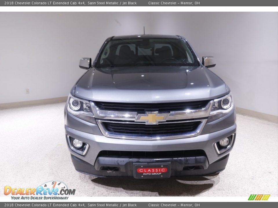 2018 Chevrolet Colorado LT Extended Cab 4x4 Satin Steel Metallic / Jet Black Photo #2