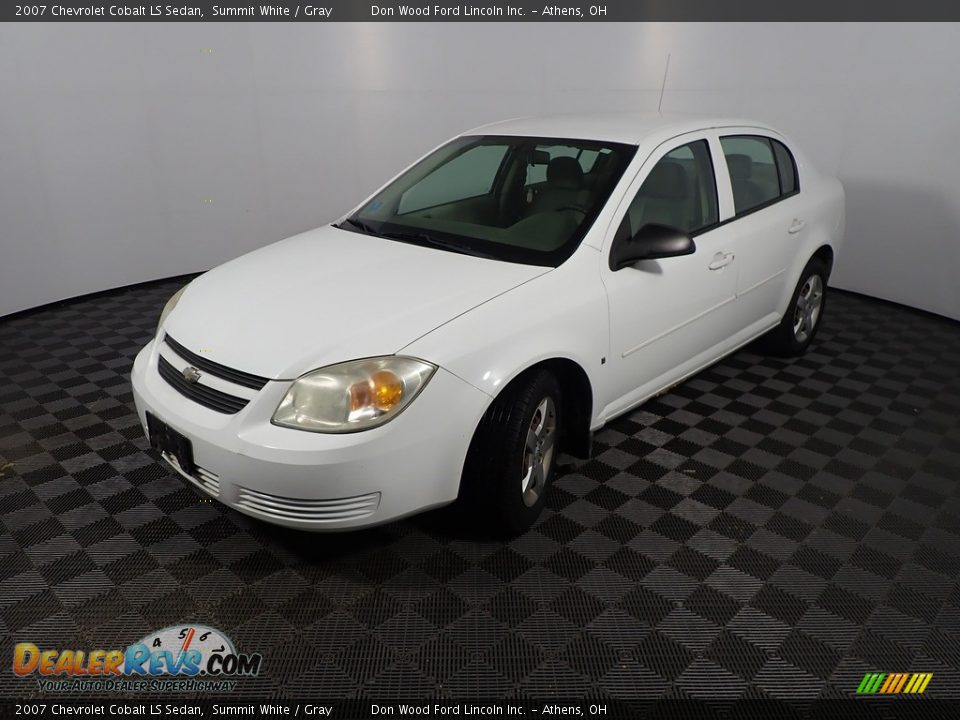 2007 Chevrolet Cobalt LS Sedan Summit White / Gray Photo #6