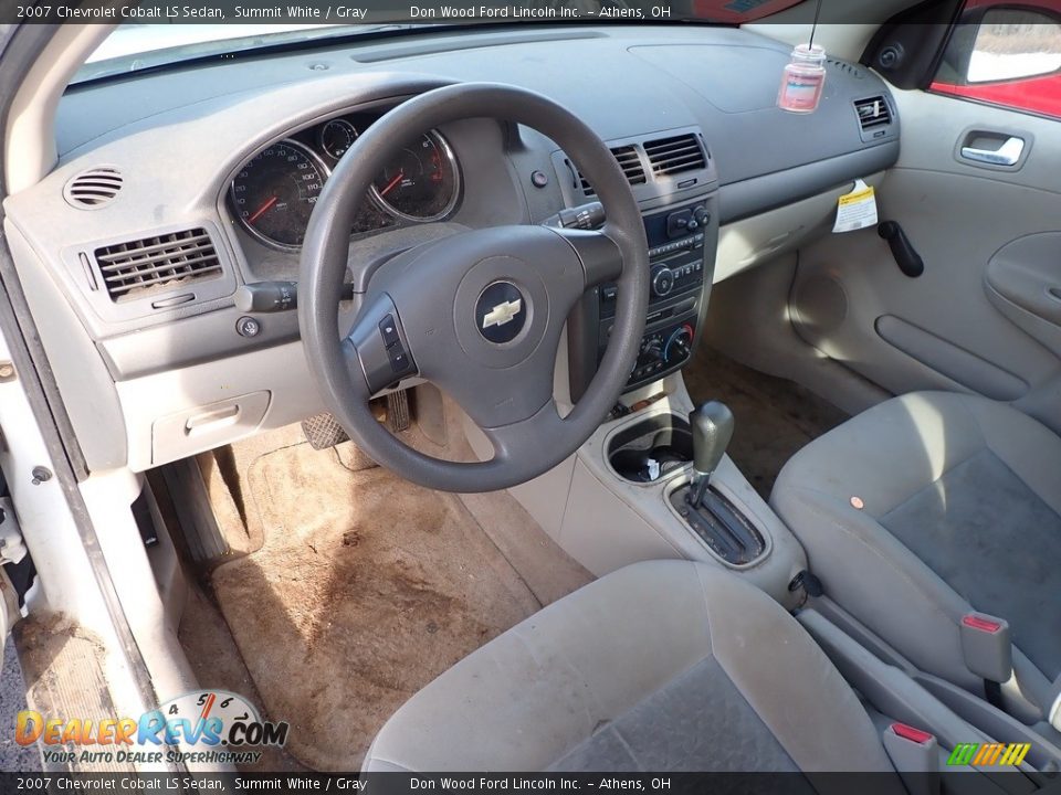 2007 Chevrolet Cobalt LS Sedan Summit White / Gray Photo #11