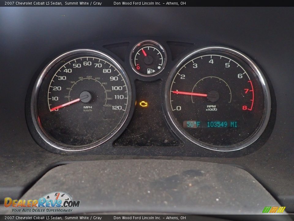 2007 Chevrolet Cobalt LS Sedan Summit White / Gray Photo #12