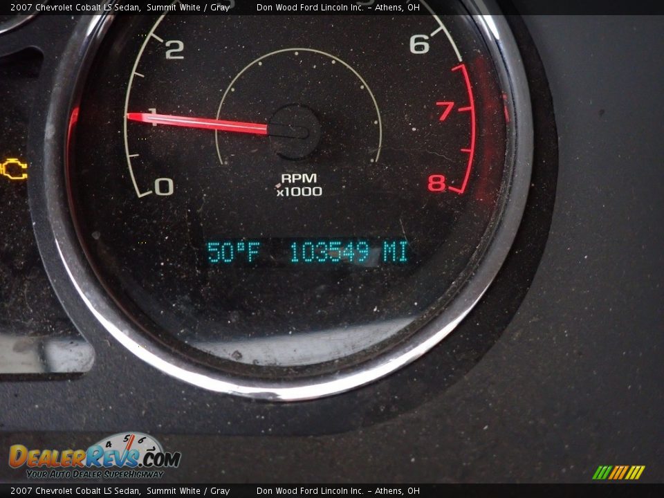 2007 Chevrolet Cobalt LS Sedan Summit White / Gray Photo #13